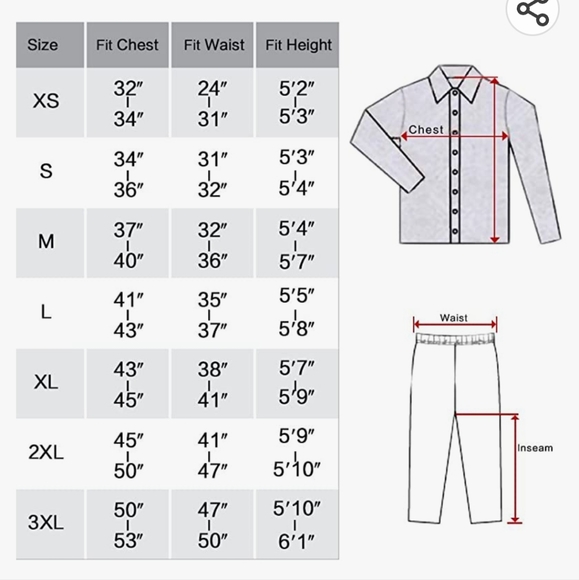 Red silk satin pjs with white piping. Brand new. Great for Christmas, valentine - Picture 4 of 6